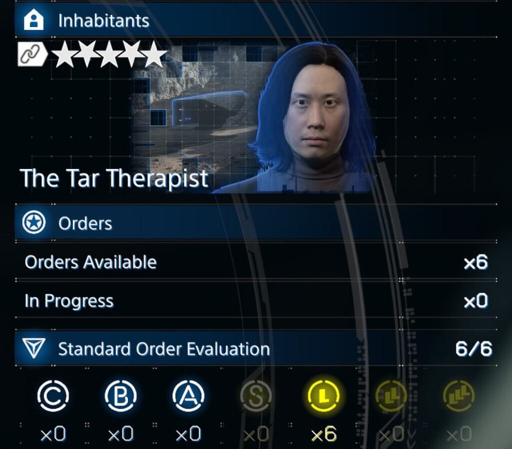 The Tar Therapist【Death Stranding2 / DS2】