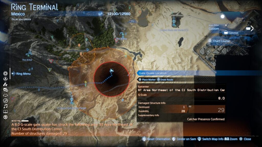 Hand-type(Kheir)The desert area between the C1 South Distribution Center and The Bokka【Death Stranding2 / DS2】