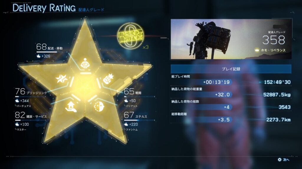 配達人グレード ホモ・リベランス【デススト2 / デスストランディング2 / Death Stranding2】