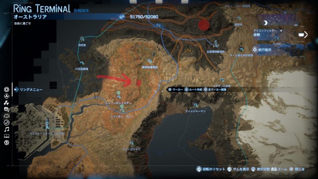 動物全10種の捕獲場所  ビルビー捕獲場所マップ　【デススト2 / デスストランディング2 / Death Stranding2】