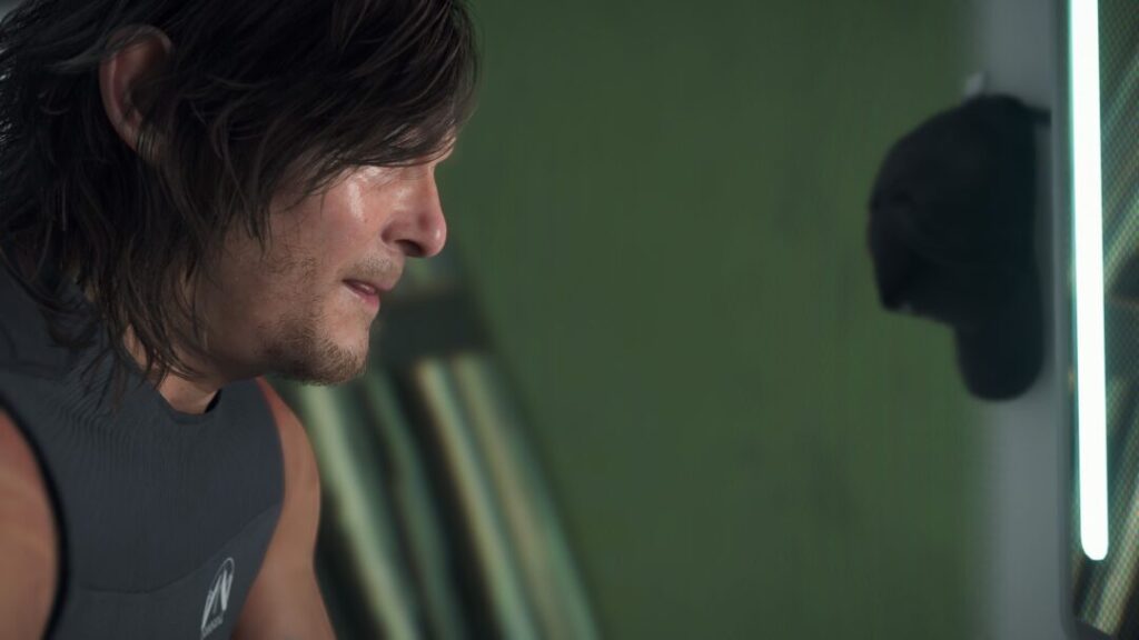セーフハウスで洗面台を見るサム【デススト2 / デスストランディング2 / Death Stranding2】