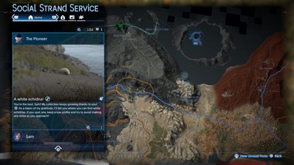 Trophies List & Guide albino Echidna Location【 Death Stranding2 / DS2 】