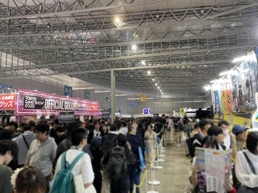 TGS 2025 東京ゲームショウ / 物販の混雑具合