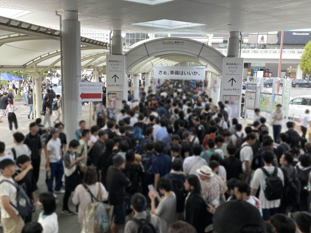 TGS 2025 東京ゲームショウ / 海浜幕張駅からの行列