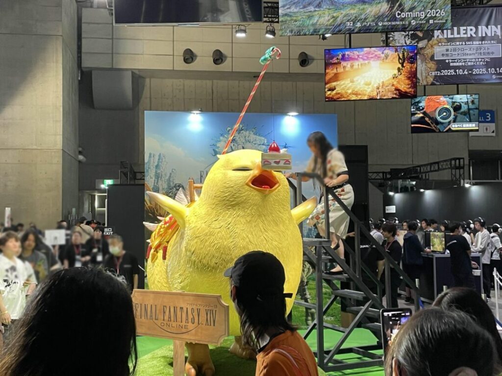 TGS 2025 東京ゲームショウ / チョコボに乗れるフォトスポット