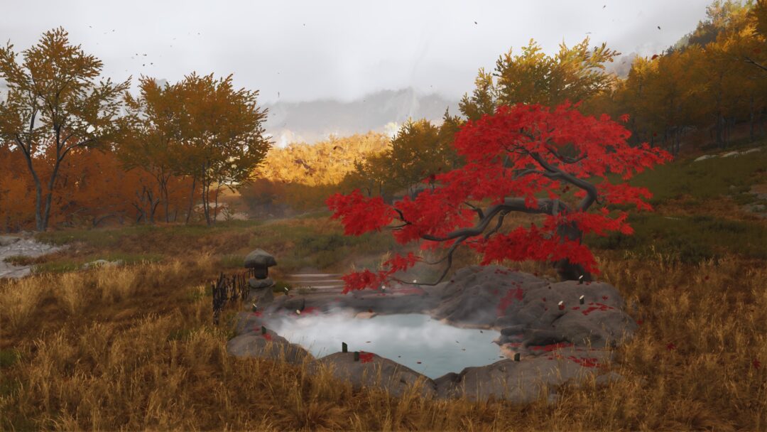 【Ghost of Yotei】全16ヶ所!温泉(秘湯)場所まとめ 静ヶ谷の秘湯