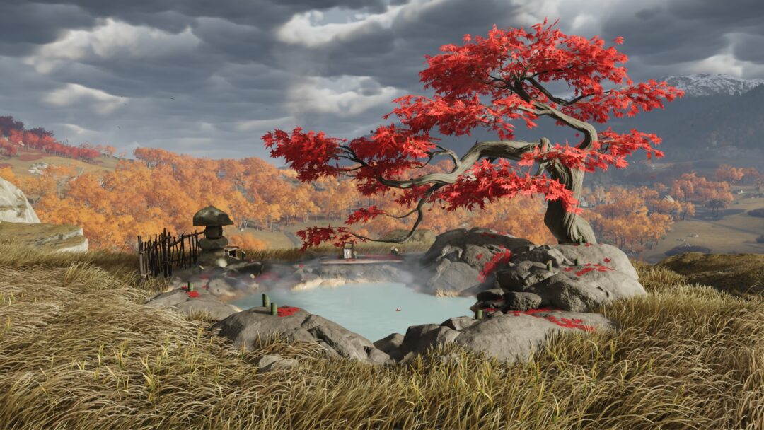 【Ghost of Yotei】全16ヶ所!温泉(秘湯)場所まとめ 熊岩の秘湯