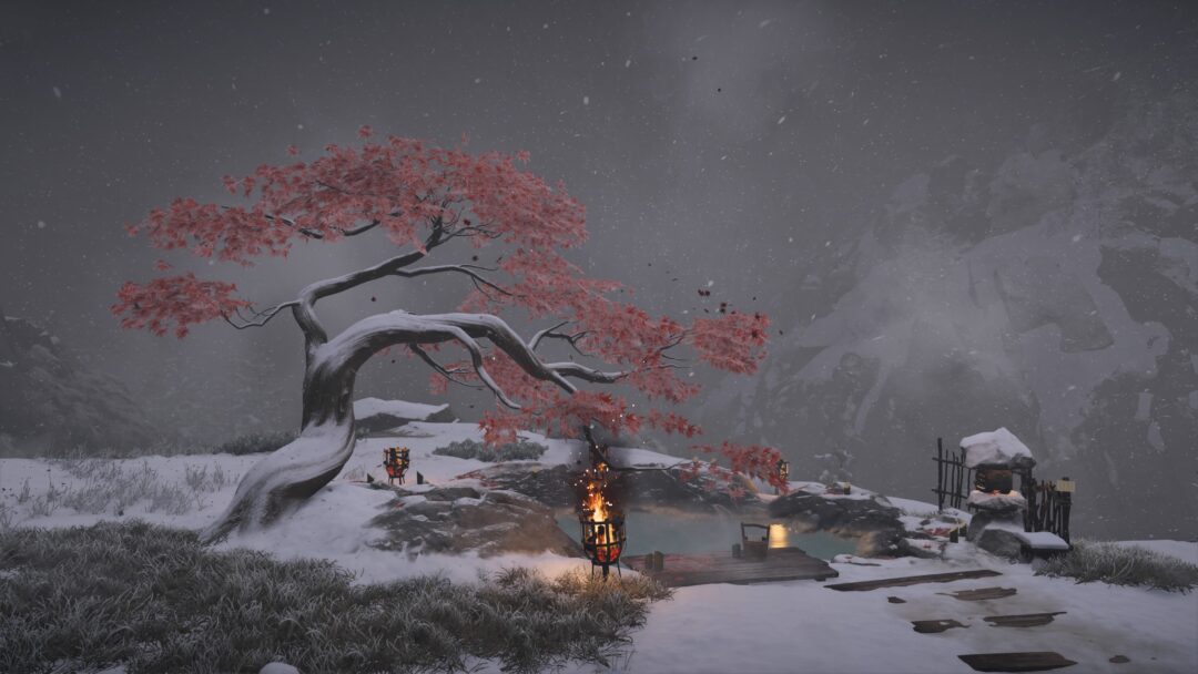 【Ghost of Yotei】全16ヶ所!温泉(秘湯)場所まとめ 谷上の秘湯