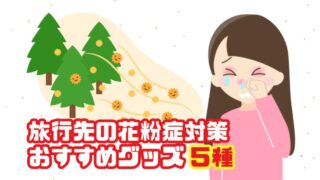 旅行先の花粉症対策おすすめグッズ5種