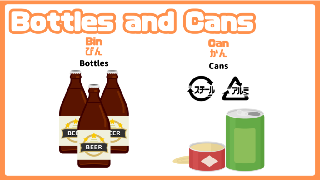 Japan Travel Trash Guide: How to Throw Away Garbage Bottles and Cans (Bin and Can)